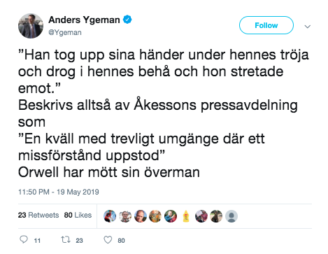 Ygeman kritiserar Lundgren Ygeman kritiserar Lundgren